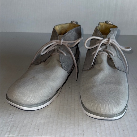 Ugg Freamon Gray Suede And Canvas Chukka Boots - Picture 1 of 10